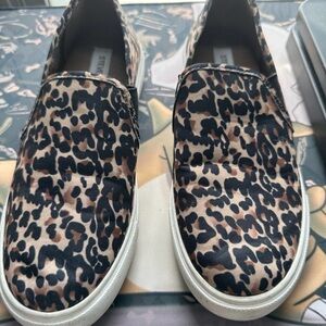 Steve Madden Animal Print Slip-On Shoes